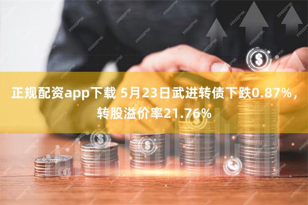 正规配资app下载 5月23日武进转债下跌0.87%，转股溢价率21.76%