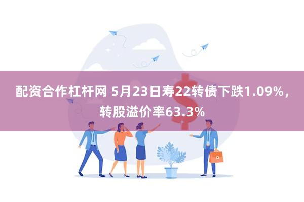 配资合作杠杆网 5月23日寿22转债下跌1.09%，转股溢价率63.3%