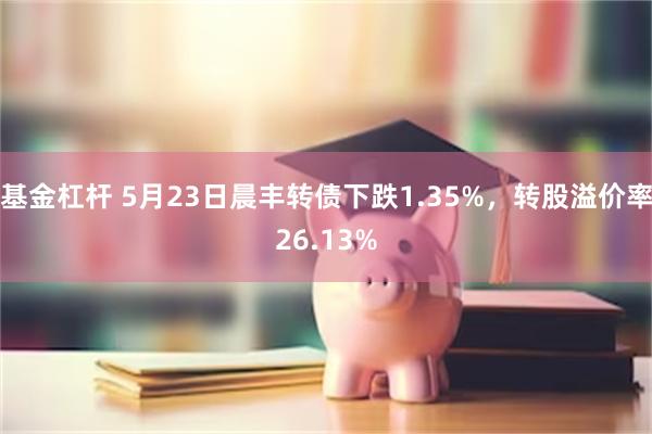 基金杠杆 5月23日晨丰转债下跌1.35%，转股溢价率26.13%